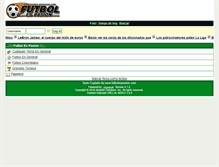 Tablet Screenshot of futbolespasion.com